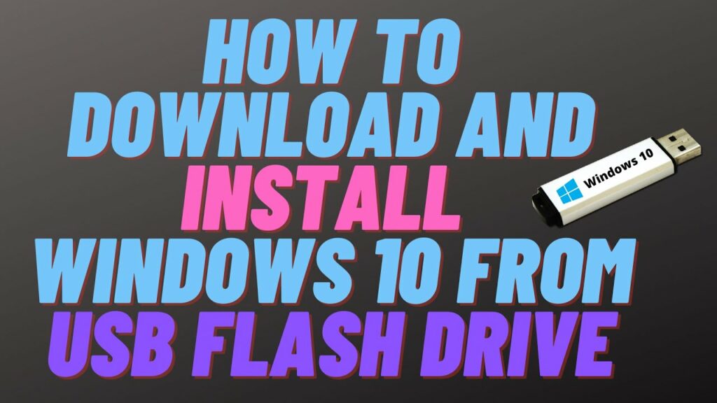 win 10 usb installer download